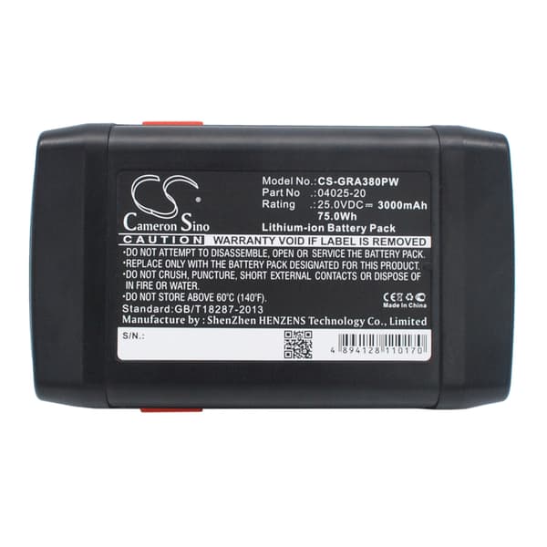 Gardena batteri 04025-20 för Accu-Spindelmaher 380 Li