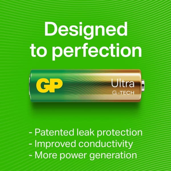 GP Batteri Ultra Alkaline 9V 1-Pak