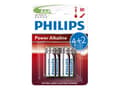 Pikkukuva 1 / 5: Philips Power Alkaline LR03P6BP/10, Kertakäyttöinen akku, AAA, Alkali, 1,5 V, 6 kpl, Valkoinen