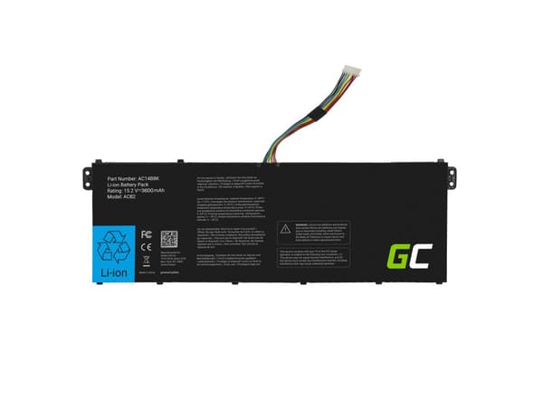 Green Cell AC62 kannettavan tietokoneen varaosa Akku