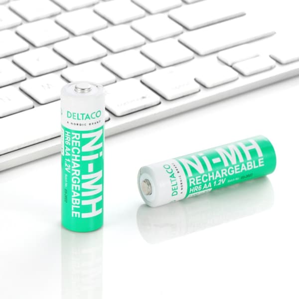 DELTACO Ultimate Ni-Mh genopladelig, LR6/AA størrelse, 2300mAh, 4-pak (SG)