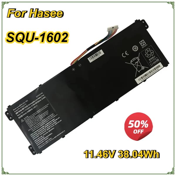 Laptopbatteri, 11.46V, Li-Ion-typ, 3 celler