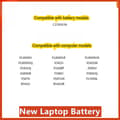 Miniatyrbillede 5 af 5: C21N1634 Laptopbatteri, 5000mAh kapacitet, 7.6V spænding,C21N1634 5000mAh
