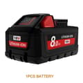 Miniatyrbild 2 av 2: M18 Ersättningsbatteri, 8000mAh kapacitet, 18V litiumjon,8,0Ah