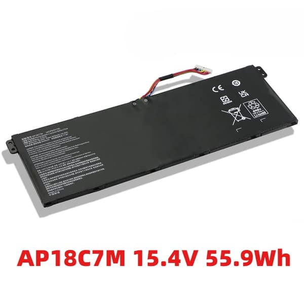 AP18C7M Laptopbatteri, 15.4V spænding, 55.9Wh kapacitet,AP18C7M 15.4V 55.9Wh