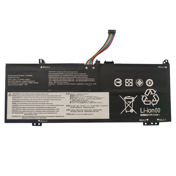 Lenovo bærbar computerbatteri, 5928mAh kapacitet, høj kompatibilitet,L17C4PB0 5928mAh