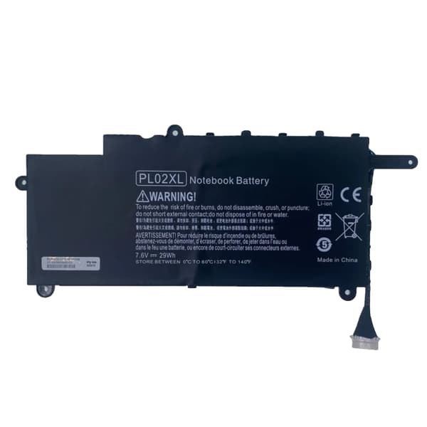 PL02XL Laptopbatteri, 7.6V spænding, 29Wh kapacitet,PL02XL 7.6V 29Wh