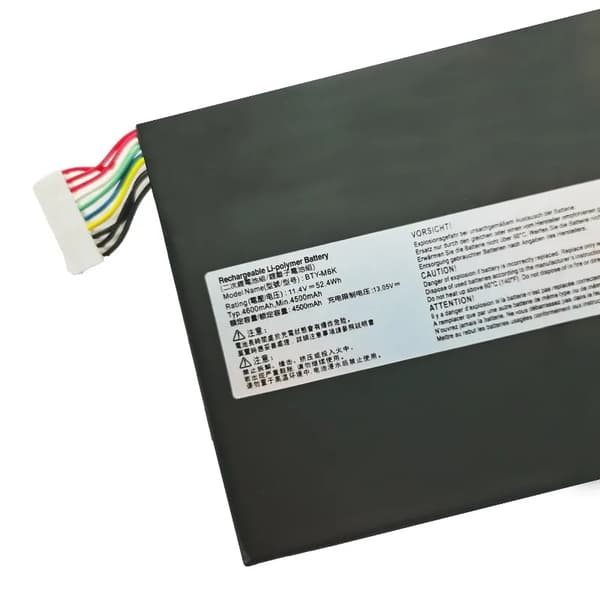 BTY-M6K Laptopbatteri, 3-cellers konfiguration, CE- og FCC-certificeret, 11,4V Li-Ion