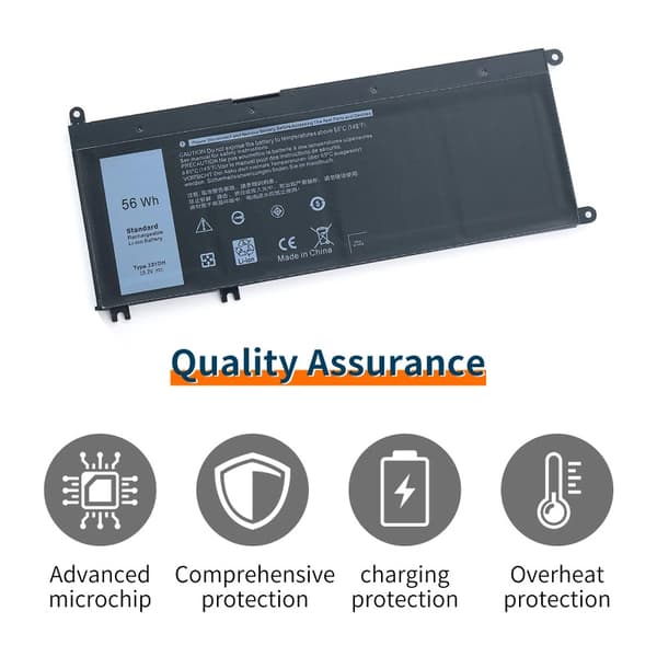 33YDH Laptopbatteri, 3500mAh kapacitet, CE- og FCC-certificeret,33ydh 3500mAh