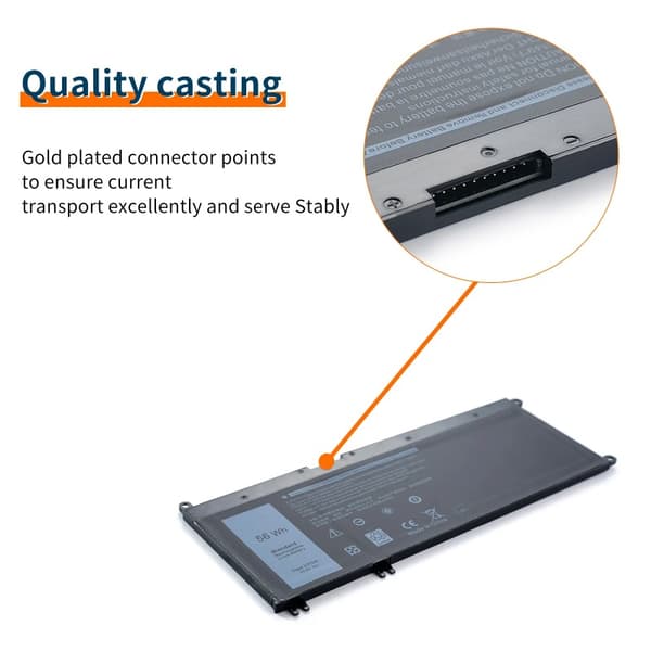 33YDH Laptopbatteri, 3500mAh kapacitet, CE- og FCC-certificeret,33ydh 3500mAh
