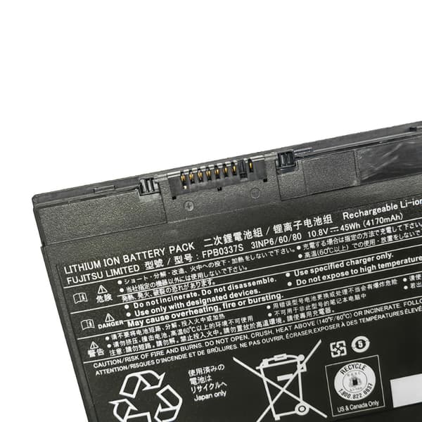 Fujitsu Laptopbatteri, 10,8V spænding, 45Wh kapacitet, Li-Polymer type