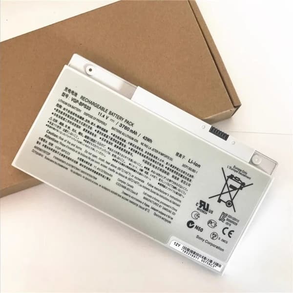 Laptopbatteri, 11,4V, 43Wh kapacitet,VGP-BPS33