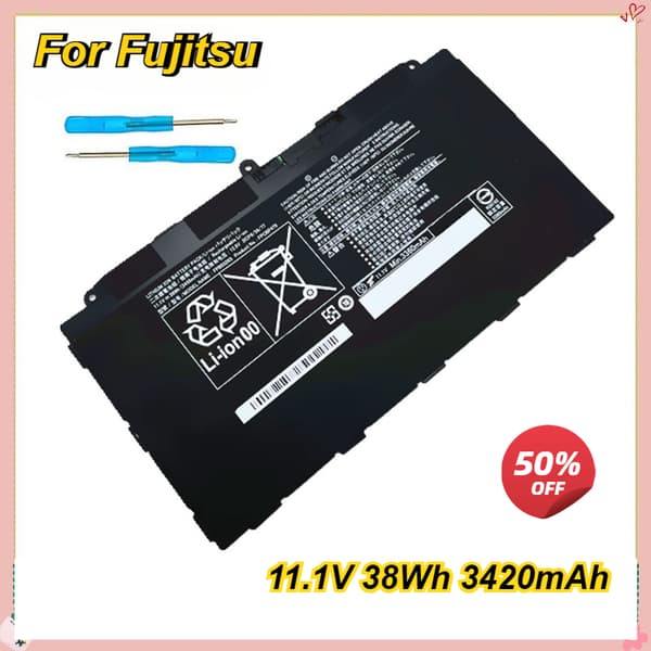 Laptopbatteri, 11,1V spænding, 38Wh kapacitet, Li-Ion type