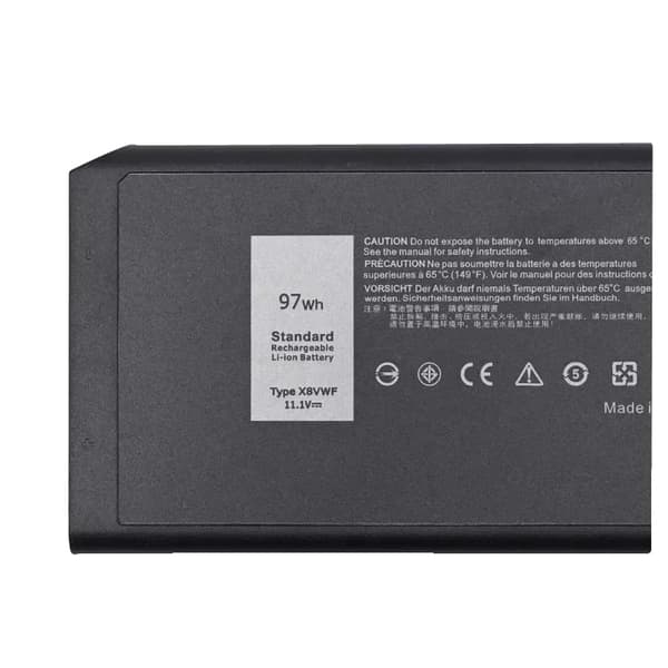 X8VWF Laptopbatteri, 97Wh kapacitet, 11.1V spænding,97Wh