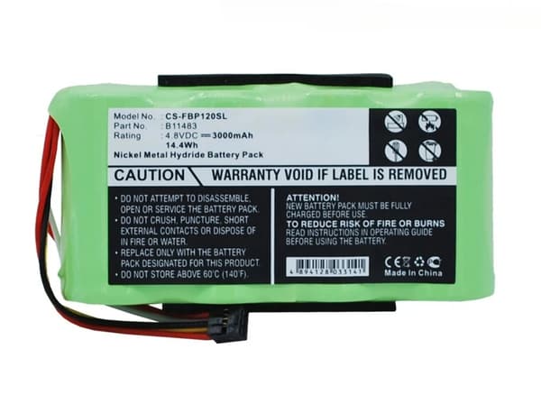 Survey Test Batteripakke, 3000mAh kapacitet, nikkel-metalhydrid teknologi,3000mAh batteri