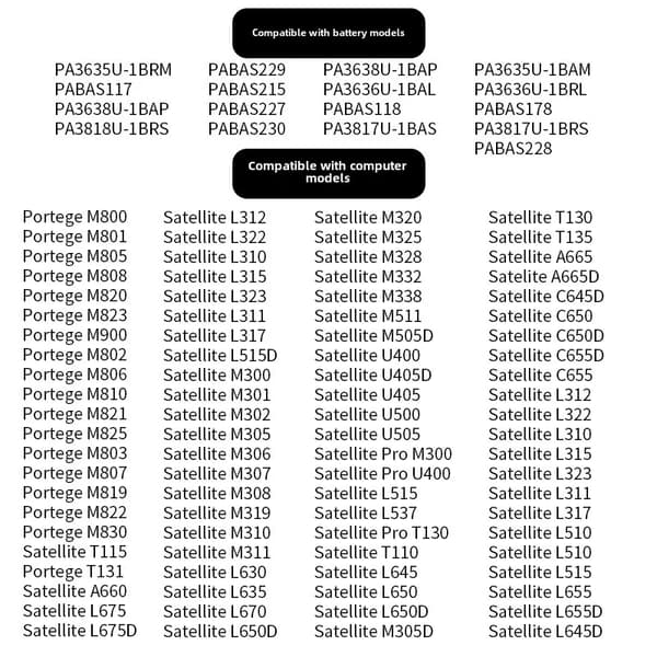 Batteriudskiftning til bærbar computer, 48Wh kapacitet, 10.8V spænding, 6 celler