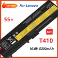 Miniatyrbillede 2 af 3: T410 Laptop Batteri, 5200mAh Kapacitet, 6 Celler, Kompatibel med Flere Lenovo Modeller