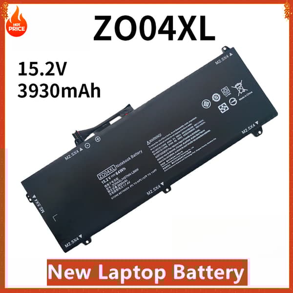 ZO04XL Laptopbatteri, 3930mAh kapacitet, kompatibel med HP Zbook Studio G3,3930mAh ZO04XL