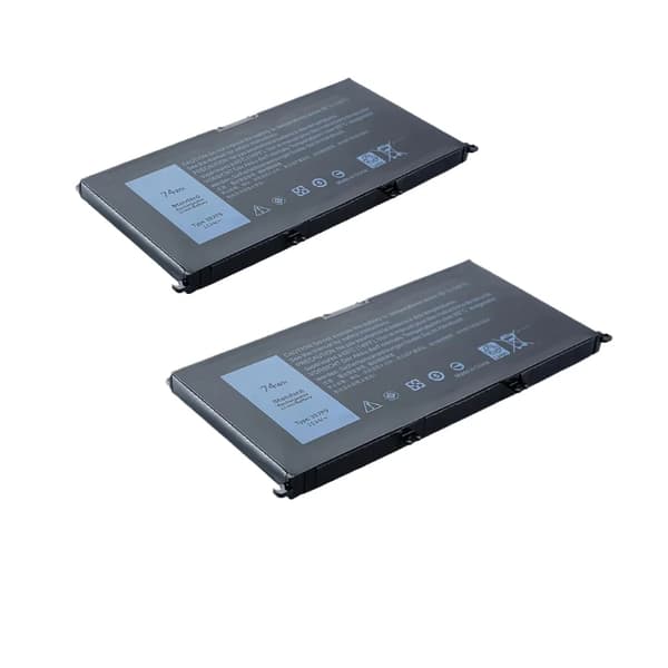 Kannettava tietokoneen akku, 6333mAh kapasiteetti, yhteensopiva Dell Inspiron 15 -malleihin,357F9 6333mAh 2kpl