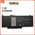 Miniatyrbillede 2 af 2: G5M10 Laptopbatteri, 6700mAh kapacitet, Li-Polymer teknologi,G5M10 6700mAh
