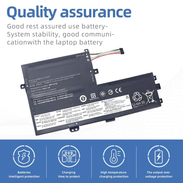Vaihtobatteri kannettavalle tietokoneelle, 4535mAh kapasiteetti, yhteensopiva Lenovo Ideapad -mallin kanssa,L18C3PF7 4535 mAh, 4001 - 5000 MAh
