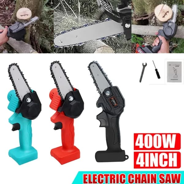 Batteri till motorsåg, hög energitäthet, lång livslängd, säker och trygg
