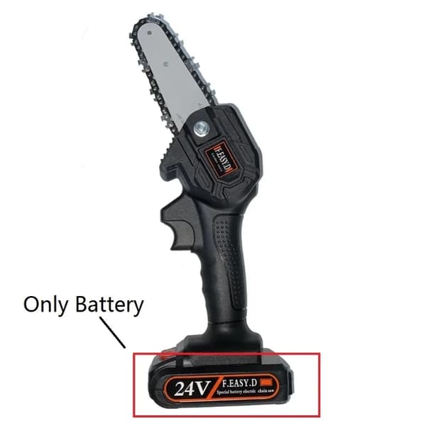 Batteri till motorsåg, hög energitäthet, lång livslängd, säker och trygg