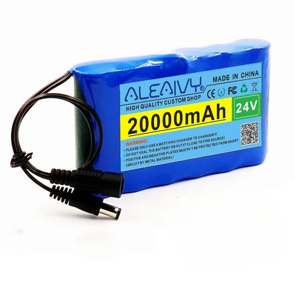Lithiumbatteripack, 20000mAh kapacitet, Li-Ion typ,ALEAIVY 6S1P20000
