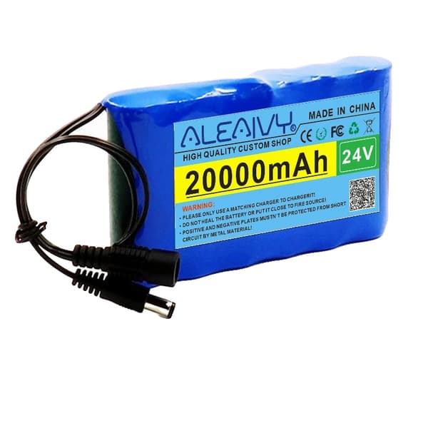 Lithiumbatteripakke, 20000mAh kapacitet, Li-Ion type,ALEAIVY 6S1P20000