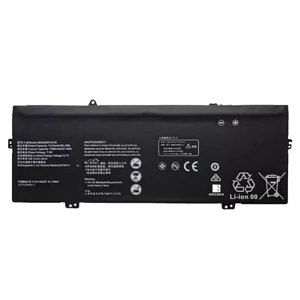 HB4593R1ECW Laptopbatteri, Hög kapacitet 7565mAh, Pålitlig 7.6V spänning, Certifierat säkert