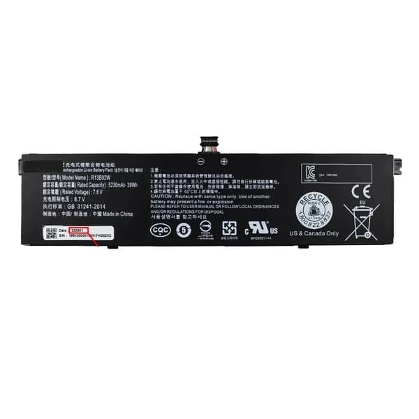 Laptopbatteri til Xiaomi Mi Air 13.3", høj kapacitet 5230mAh, Li-Polymer, hurtig behandling
