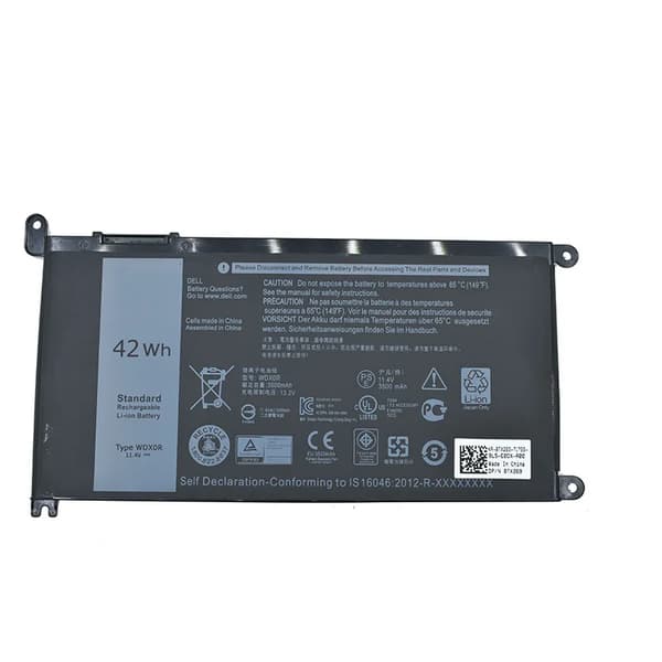 Laptopbatteri, 3500mAh kapacitet, 42Wh energiproduktion,WDXOR