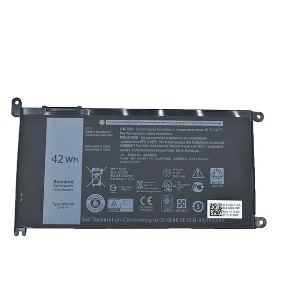 Laptopbatteri, 3500mAh kapacitet, 42Wh energiproduktion,WDXOR