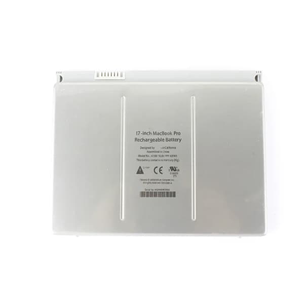 Erstatningsbatteri til Apple MacBook Pro 17 tommer, 10,8V spænding, 6 celler, 100% OEM-kompatibelt