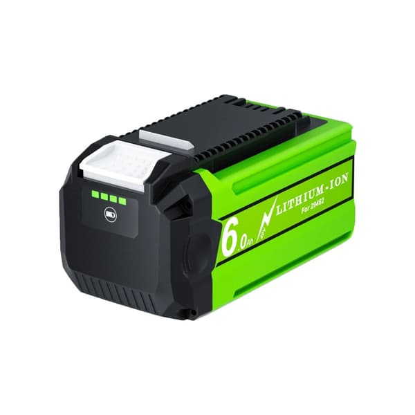 Erstatningsbatteri til Greenworks, 6000mAh kapacitet, 40V Li-Ion teknologi,1 pakke 6000mAh