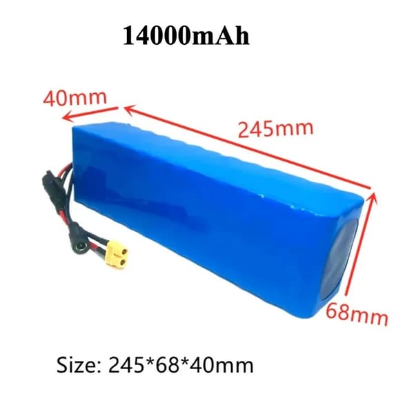 48V Lithium-ion batteripakke, 20000mAh kapacitet, 13S2P konfiguration,13S2P 48v 14000mAh