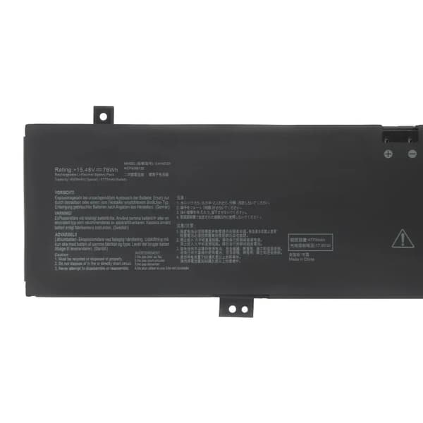 Ersättning av laptopbatteri, 76WH kapacitet, 15.48V spänning, Li-Ion typ