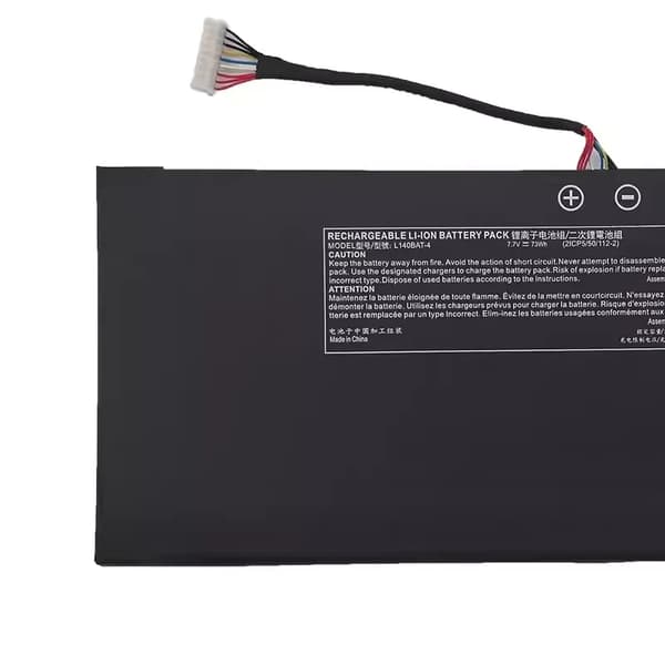 Laptopbatteri, 7.7V strøm, 73Wh kapacitet, kompatibel med CLEVO-modeller