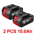 Miniatyrbild 2 av 2: Bosch 18V Ersättningsbatteri, Finns i 6.0Ah, 8.0Ah, 10.0Ah,BS-18V 10AhX2, 18V