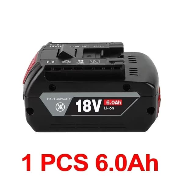 Bosch 18V Vara-akku, saatavana 6.0Ah, 8.0Ah, 10.0Ah,18V, BS-18V 6Ah