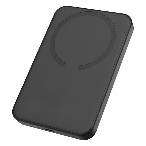 Magnetisk Power Bank, 10000mAh kapacitet, tovejs hurtigopladning,10000mAh, sort
