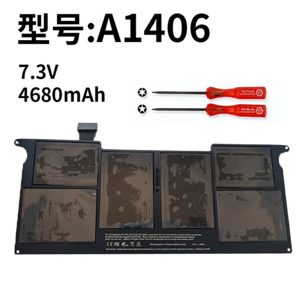 A1406 Kannettavan Tietokoneen Akka, Korkea Kapasiteetti 4680mAh, Li-Ion Teknologia, Yhteensopiva Macbook Air 11 Tuumaa