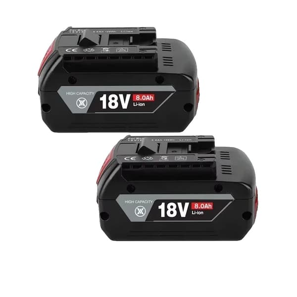 Bosch 18V Ersättningsbatteri, Finns i 6.0Ah, 8.0Ah, 10.0Ah,18V, BS-18V 8AhX2