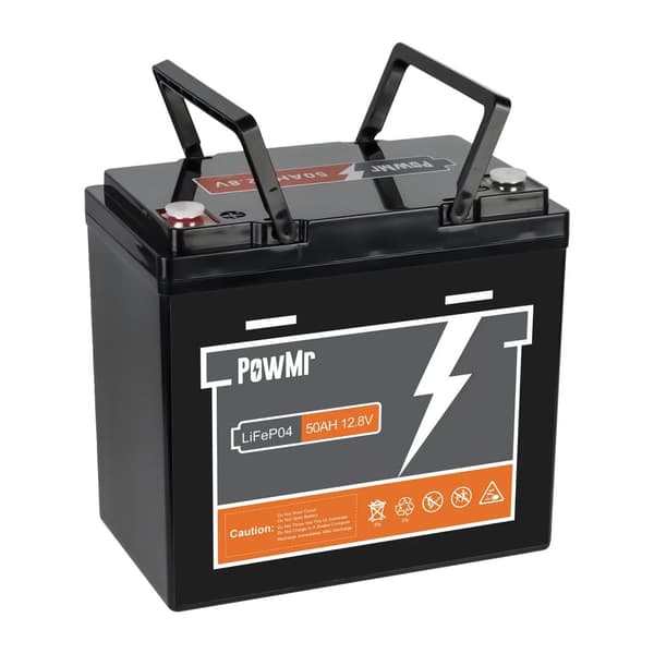 LiFePO4-batteri, 50Ah kapacitet, 12,8V spænding,50AH
