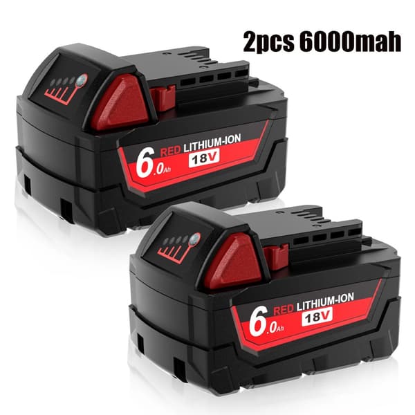 Batteribyte, 2ST 6000mAh, 2ST 9000mAh,2PCs 6000mah