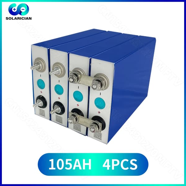 LiFePO4-batteri, 90-105Ah kapacitet, egnet til 12V-108V systemer,4STK