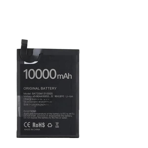 Doogee Erstatningsbatterier, 6350mAh kapacitet, 12000mAh mulighed,BAT20M1310000