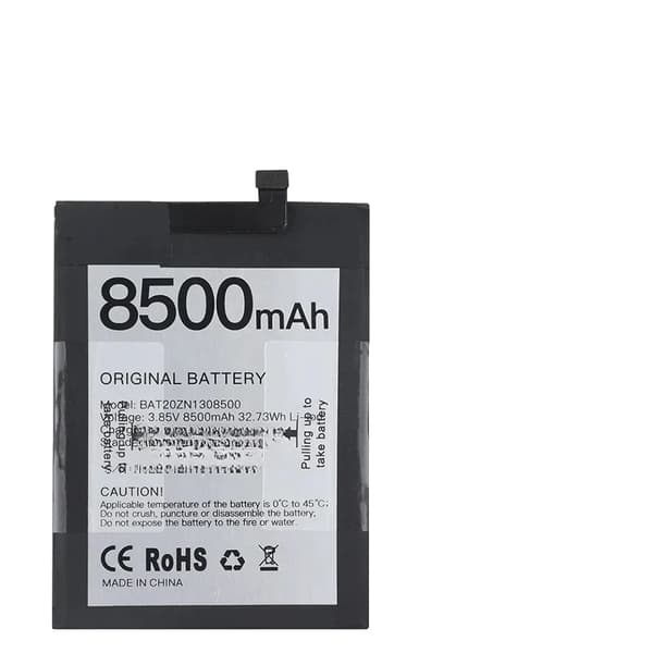 Doogee Erstatningsbatterier, 6350mAh kapacitet, 12000mAh mulighed,BAT20ZN1308500