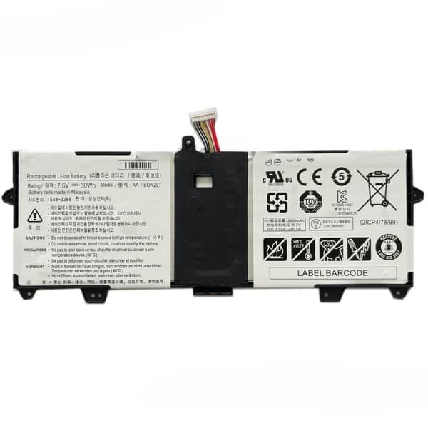 Laptopbatteri, 7,6V spænding, 30Wh kapacitet,AA-PBUN2LT