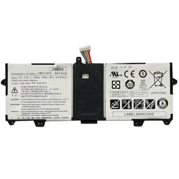 Laptopbatteri, 7,6V spænding, 30Wh kapacitet,AA-PBUN2LT